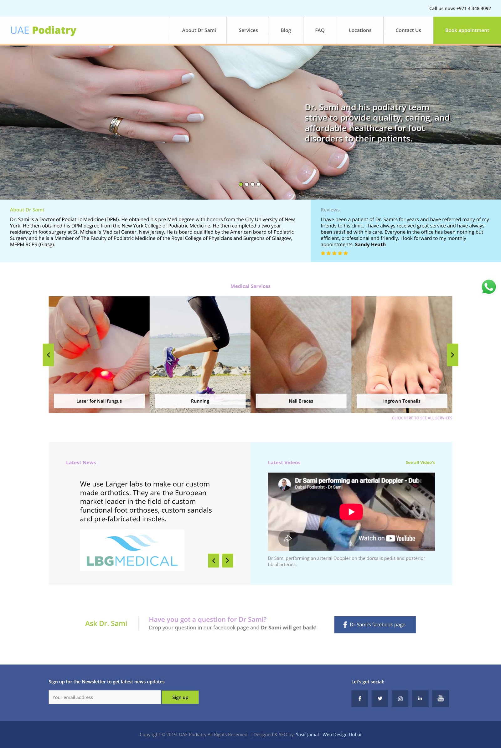 Dubai Podiatrist Clinic Case Study Image 1